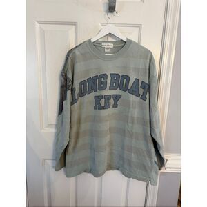 Vintage Banana Republic Long Board Key Alligator Long Sleeve T-Shirt sz L It’s C